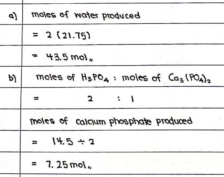 7. A. How many moles of Calcium hydroxide (CaOH2) are needed to completely react with-example-2