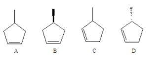 Determine whether a solution of the compound given will rotate light when subjected-example-1