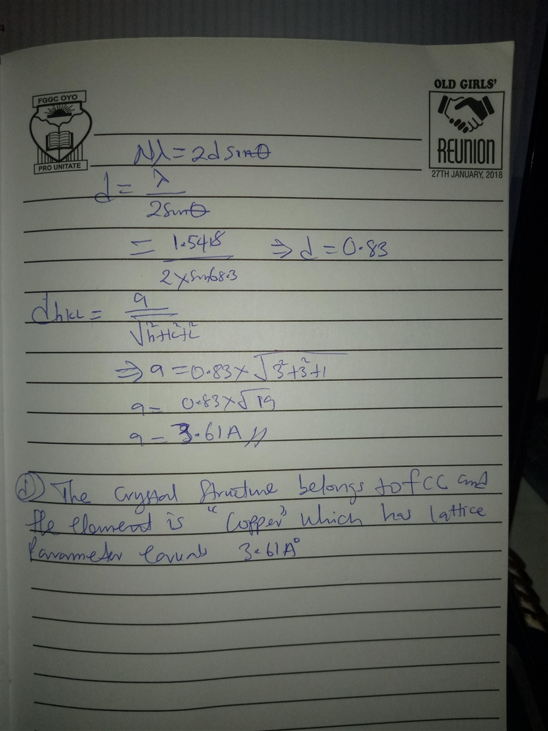 You have one of pure elemental metals (made of identical atoms; e.g. Ni, Cr, Pt, Al-example-2