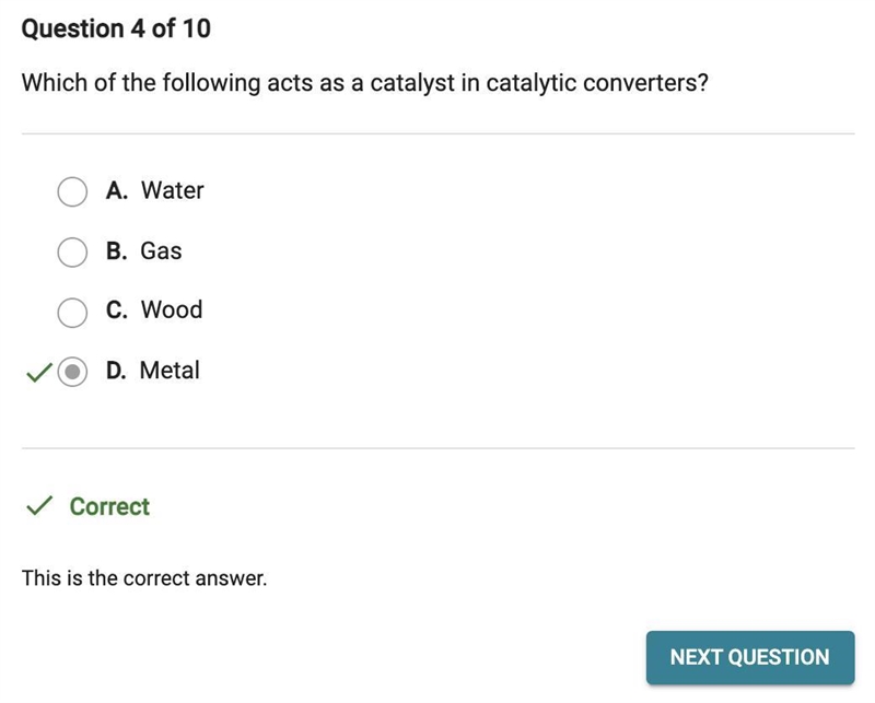 Which of the following acts as a catalyst in catalytic converters?-example-1