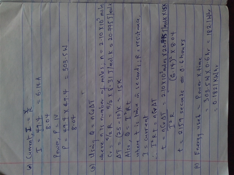 Use the worked example above to help you solve this problem. An electrical heater-example-1