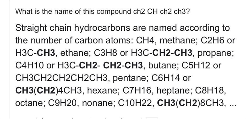 Name the organic compound of ch2=chch2ch3-example-1