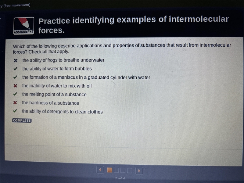 Check all the statements that describe applications and properties of substances that-example-1