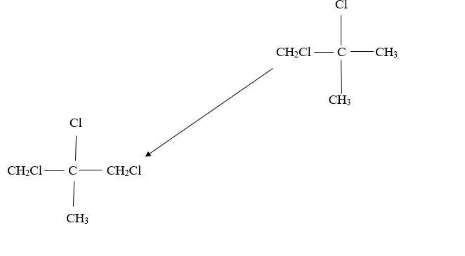 How many distinct dichlorination products can result when isobutane is subjected to-example-2