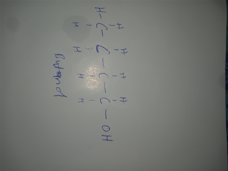 Chemical structure of butanol?-example-1