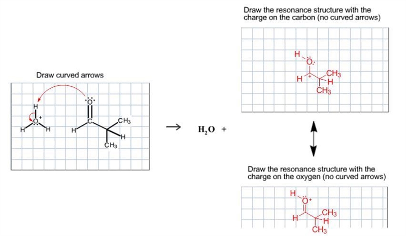 A proton transfer reaction can occur when a carbonyl compound is placed in an aqueous-example-1