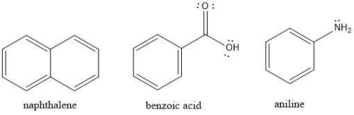 Suppose you have crude reaction mixture containing napthalene, benzoic acid, and aniline-example-1