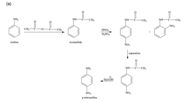 Outline syntheses of each of the following from aniline and any necessary organic-example-1