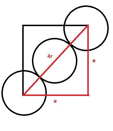 What is the edge length of a face-centered cubic unit cell made up of atoms having-example-1