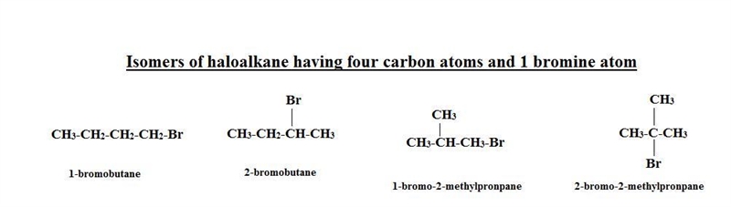 Draw the condensed structural formulas for all the possible haloalkane isomers that-example-1