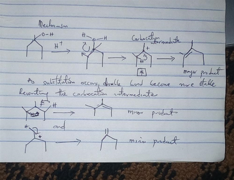 Please what's the missing minor products? And kindly explain in your own words how-example-3