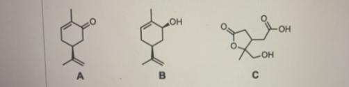 Predict the order of elution if you were to attempt to separate using column chromatography-example-1