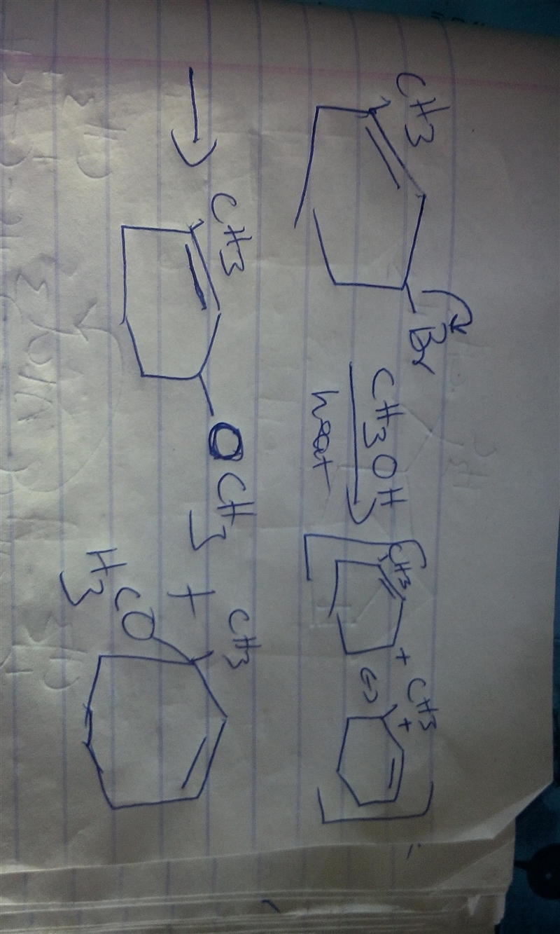 The name the two major products which are formed when 3-bromo-1-methylcyclohexene-example-1