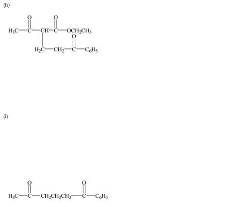 Give the structure of the product formed on reaction of ethyl acetoacetate with each-example-4