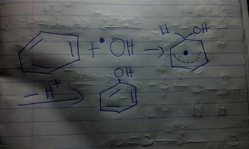 Benzene and alkyl-substituted benzenes can be hydroxylated by reaction with H2O2 in-example-1