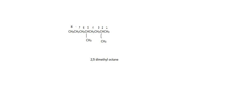 Alkanes with a branch coming off the straight chain are identified as substituted-example-1