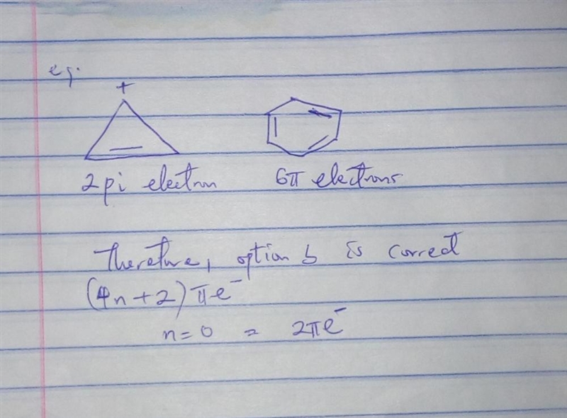 Assume that a compound is a cyclic, planar, completely conjugated ring. Which number-example-1