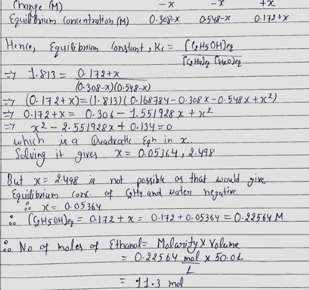 Problem PageQuestion While ethanol is produced naturally by fermentation, e.g. in-example-3