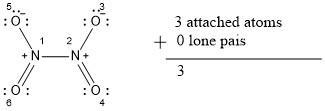 Draw the Lewis structure of N₂O₄ and then choose the appropriate pair of hybridization-example-1