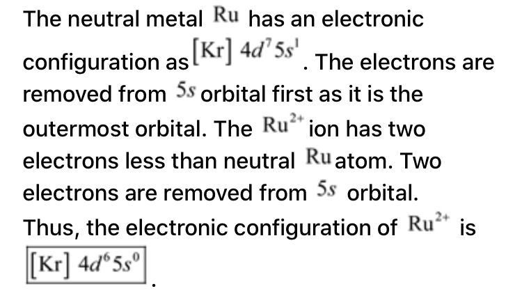 Give the full electron configuration of the ion Ru2+-example-1