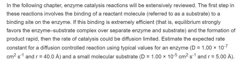 In the following chapter, enzyme catalysis reactions will be extensively reviewed-example-1