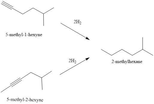 An unknown compound, B, has the molecular formula C7H12. On catalytic hydrogenation-example-1