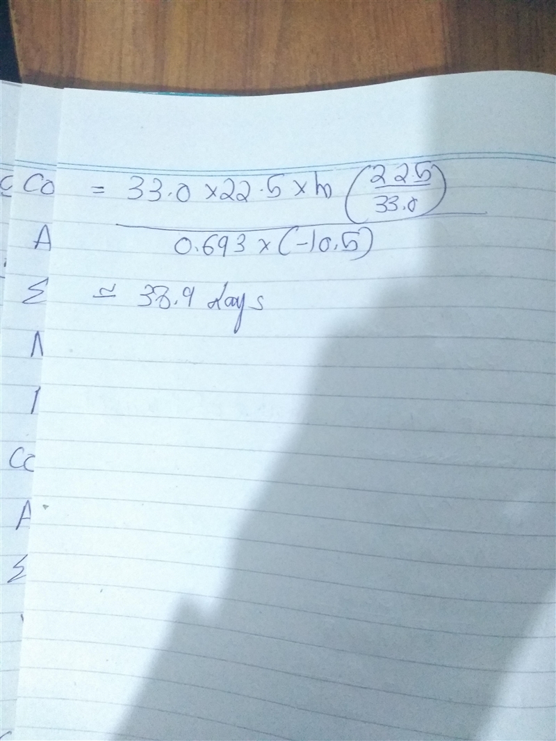 Two radioactive nuclides decay by successive first-order processes: (the quantities-example-3