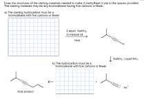 Draw the structures of the starting materials needed to make 2-methylhept-3-yne in-example-1