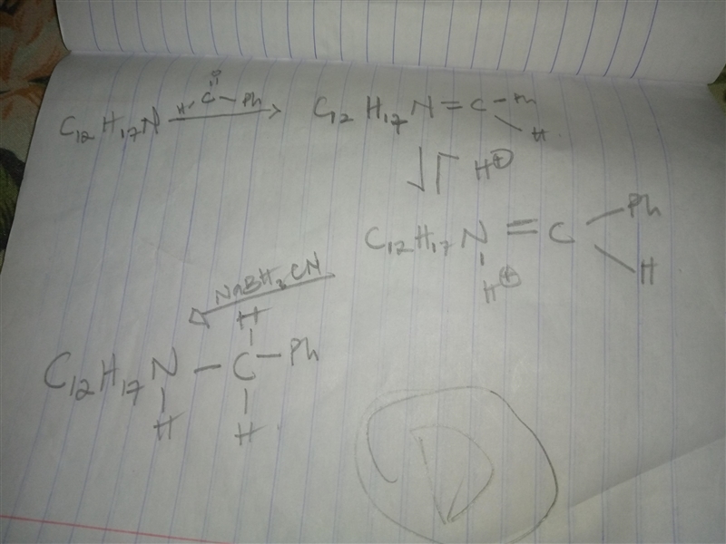 Show how you could prepare each of the following amines from benzaldehyde by reductive-example-3