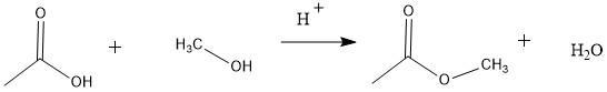 What reaction conditions most effectively conver a cabocxylic acid to a methly ester-example-1