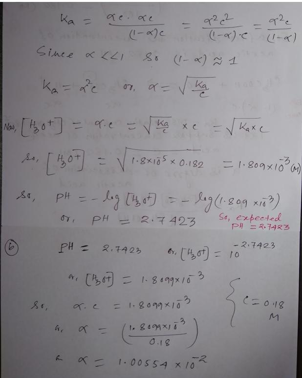 In the past, many students have listed that the accidental addition of too much acetic-example-2