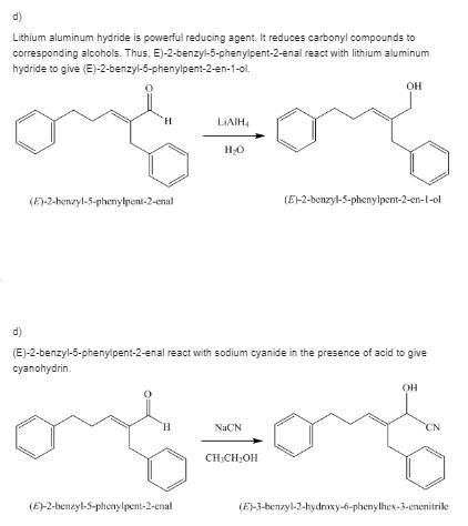 Give the structure of the expected organic product in the reaction of 3-phenylpropanal-example-3