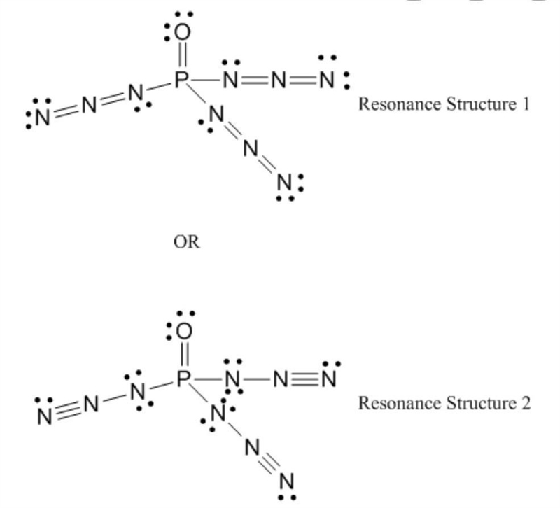 What is the lewis structure for OP(N3)3​-example-1