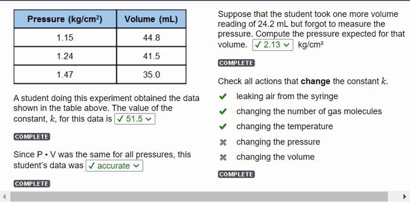 A student doing this experiment obtained the data shown in the table above. The value-example-1