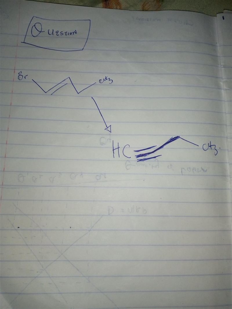 For the product of the reaction below, which proton is removed irreversibly by NaNH-example-1