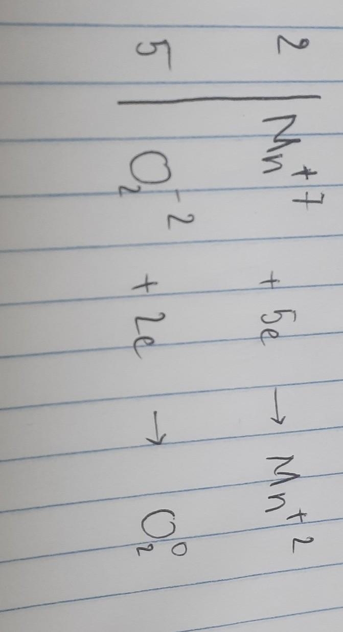 balance by oxidation number method<br />KMnO4 + Na2O₂ + H2 so4 ko2so4 +<br-example-1