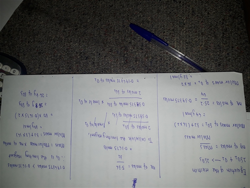 For the following reaction, 25.2 grams of sulfur dioxide are allowed to react with-example-1