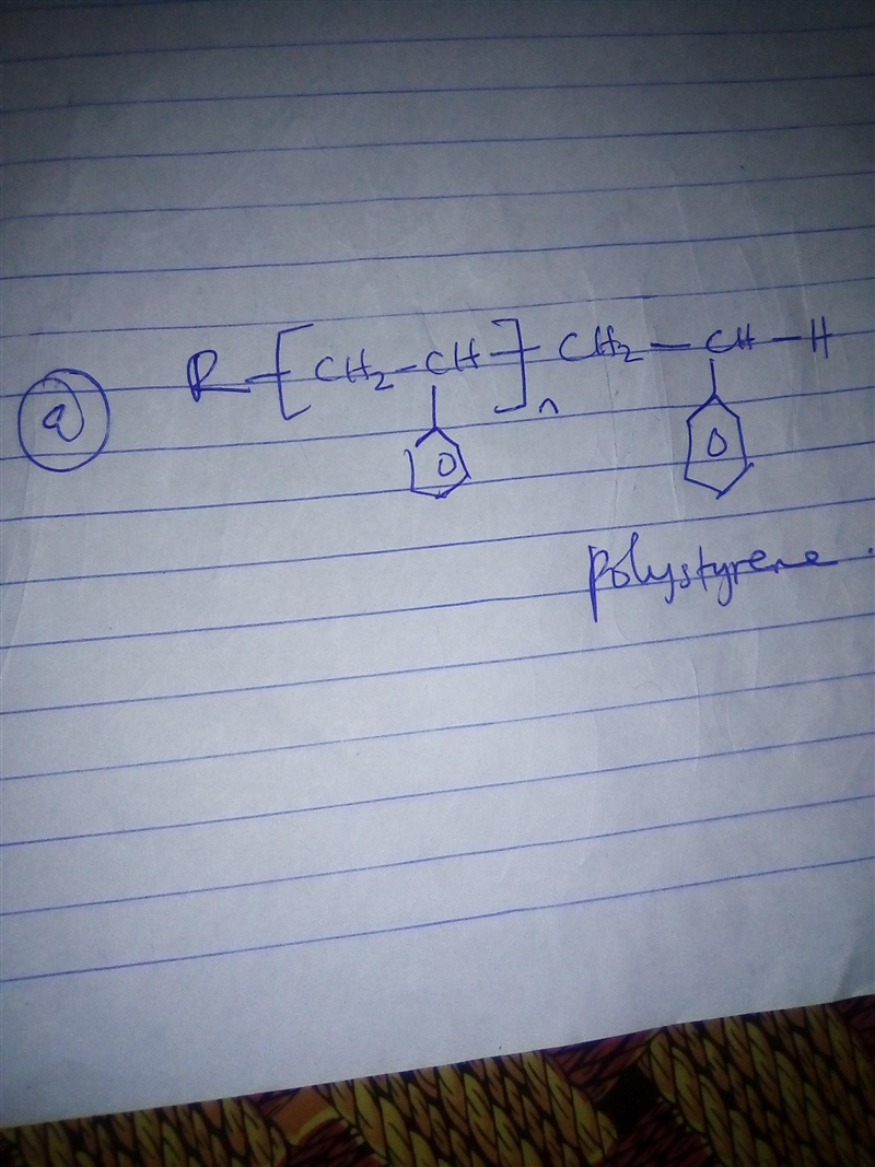 A solution 0.20 molar in monomer (styrene) and 4.0 X 10-3 M in benzoyl peroxide initiator-example-1