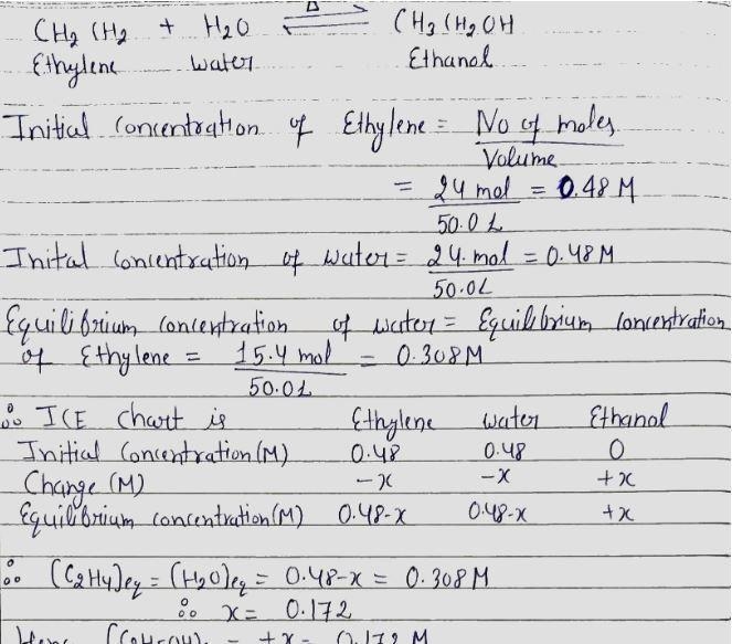 Problem PageQuestion While ethanol is produced naturally by fermentation, e.g. in-example-1