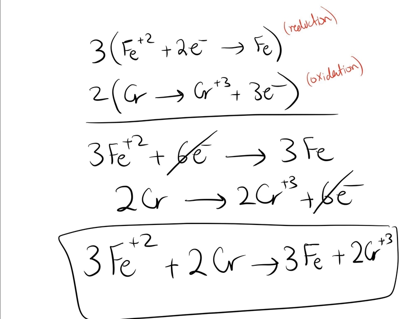 Write the balanced redox reaction equation?​-example-1