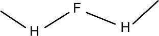 The strongest intermolecular interactions between hydrogen fluoride (HF) molecules-example-1