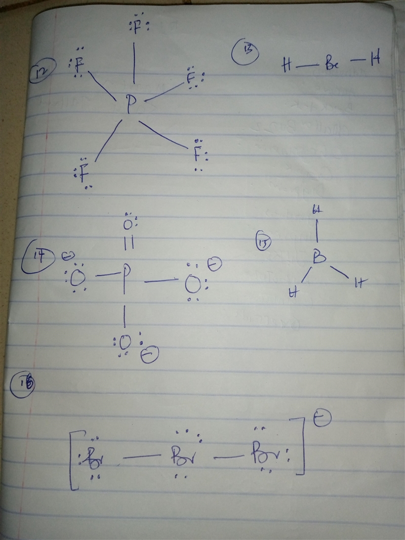 For each of the following molecules draw the Lewis structure on a separate sheet of-example-2