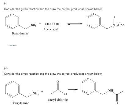 Give the structure of the expected product formed when benzylamine reacts with each-example-2