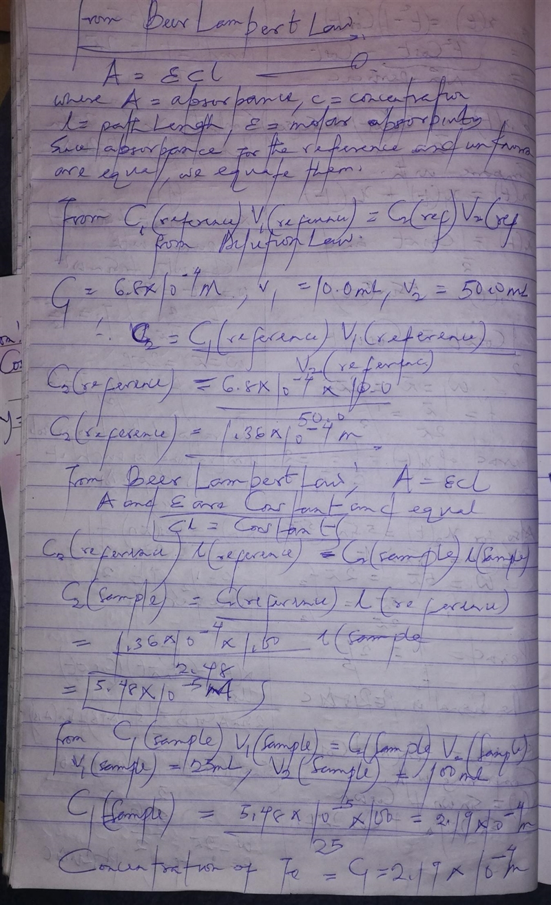 When I was a boy, Uncle Wilbur let me watch as he analyzed the iron content of runoff-example-1