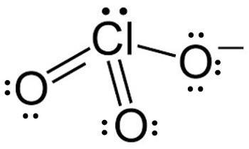 1 What is the total number of valence electrons in the Lewis structure of C104? electrons-example-1