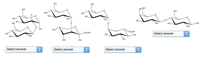 Trehalose, sophorose and turanose are disaccharides. Trehalose is found in the cocoons-example-1