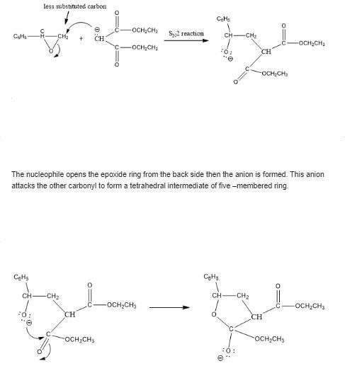 The use of epoxides as alkylating agents for diethyl malonate provides a useful route-example-2