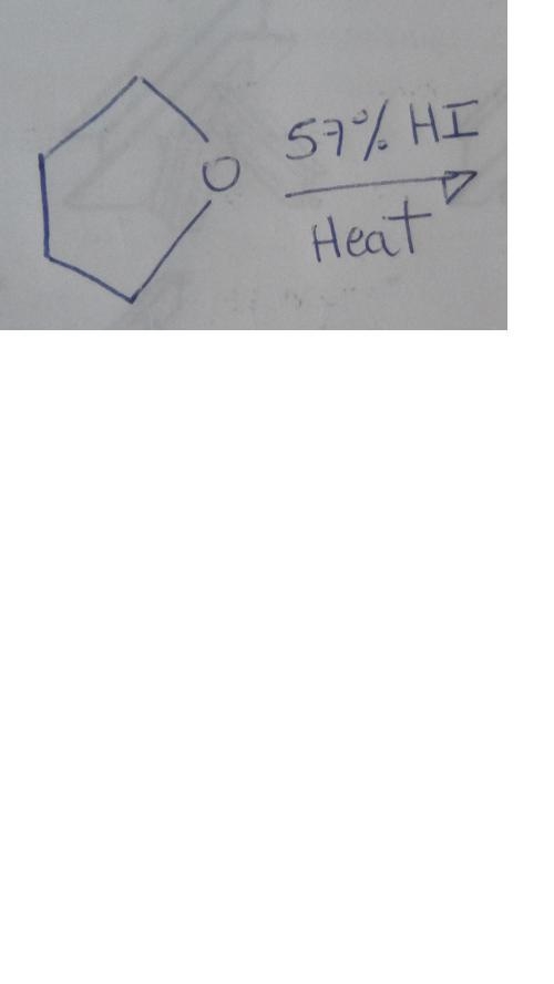 Question : The above compound is an ether. Give thestructure of the product(s) and-example-1