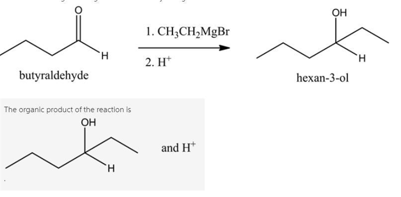 Two reactions between a Grignard reagent and a carbonyl compound are given. Draw the-example-4