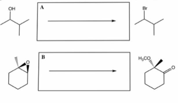 Supply the reagent(s) necessary to complete each transformation depicted below. If-example-2